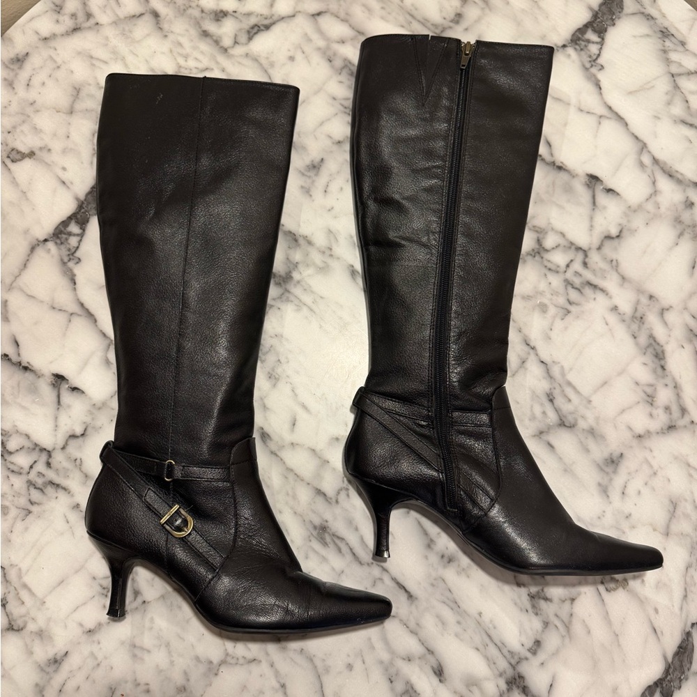 Genuine Leather Black Classy Boots